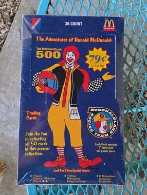 1996 The Adventures of Ronald McDonald The McDonaldland 500 Factory Sealed Box